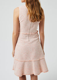 Robe courte sans manches - Corail