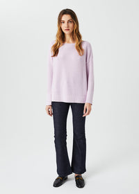 Pull col bateau - Violet Pale