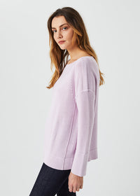Pull col bateau - Violet Pale