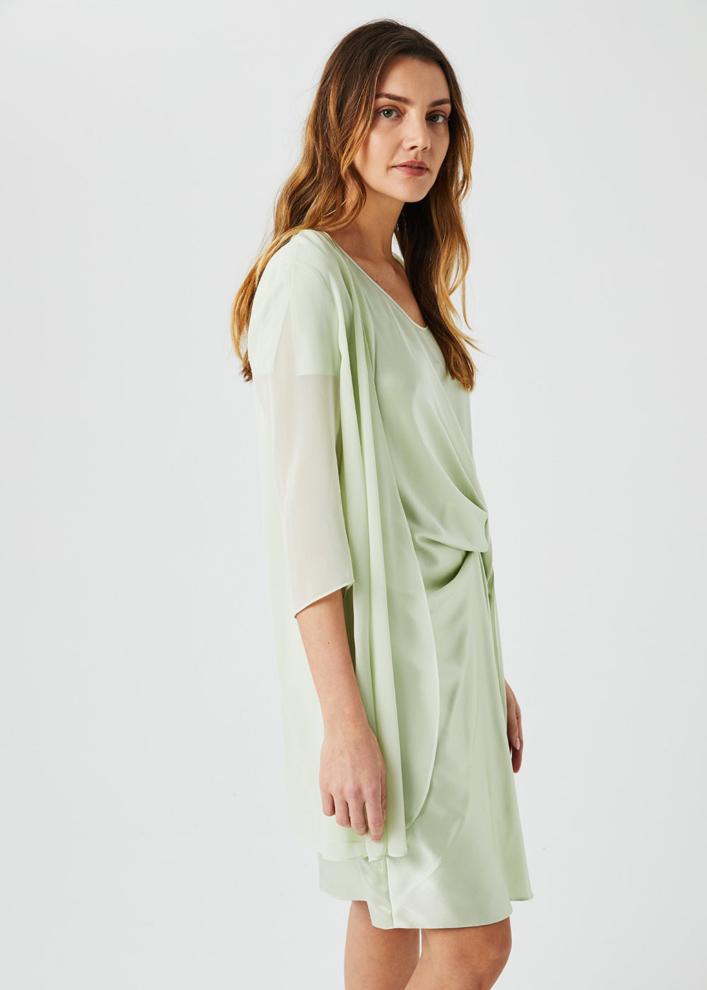 Cape mousseline - Vert Pale
