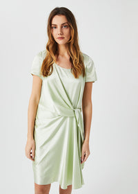 Robe drapee - Vert Pale