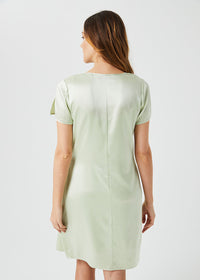 Robe drapee - Vert Pale