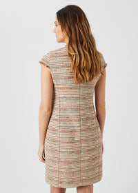 Robe cintree tweed mc - Or Mate