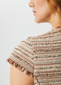 Robe cintree tweed mc - Or Mate