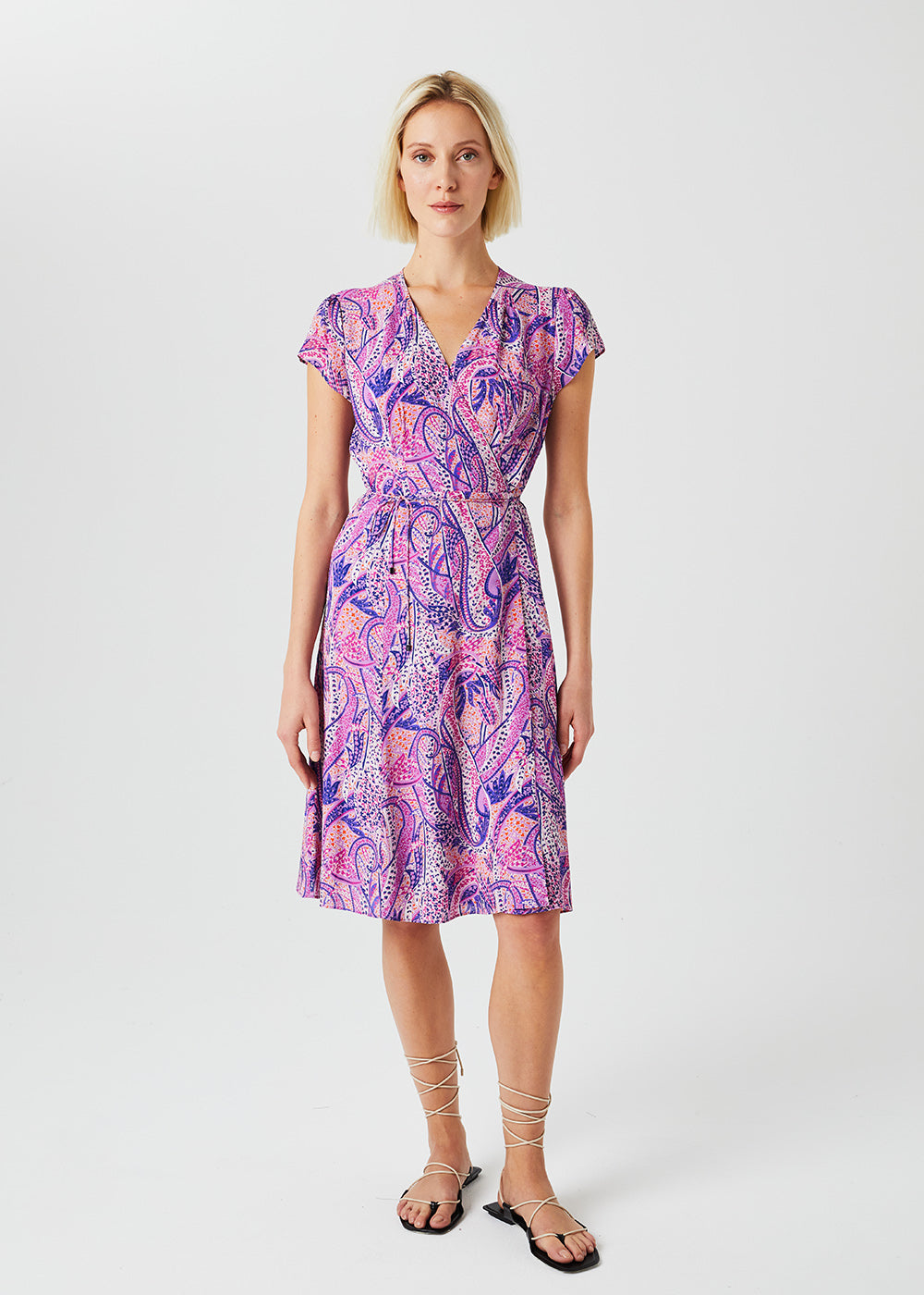 Robe portefeuille - Multicolore