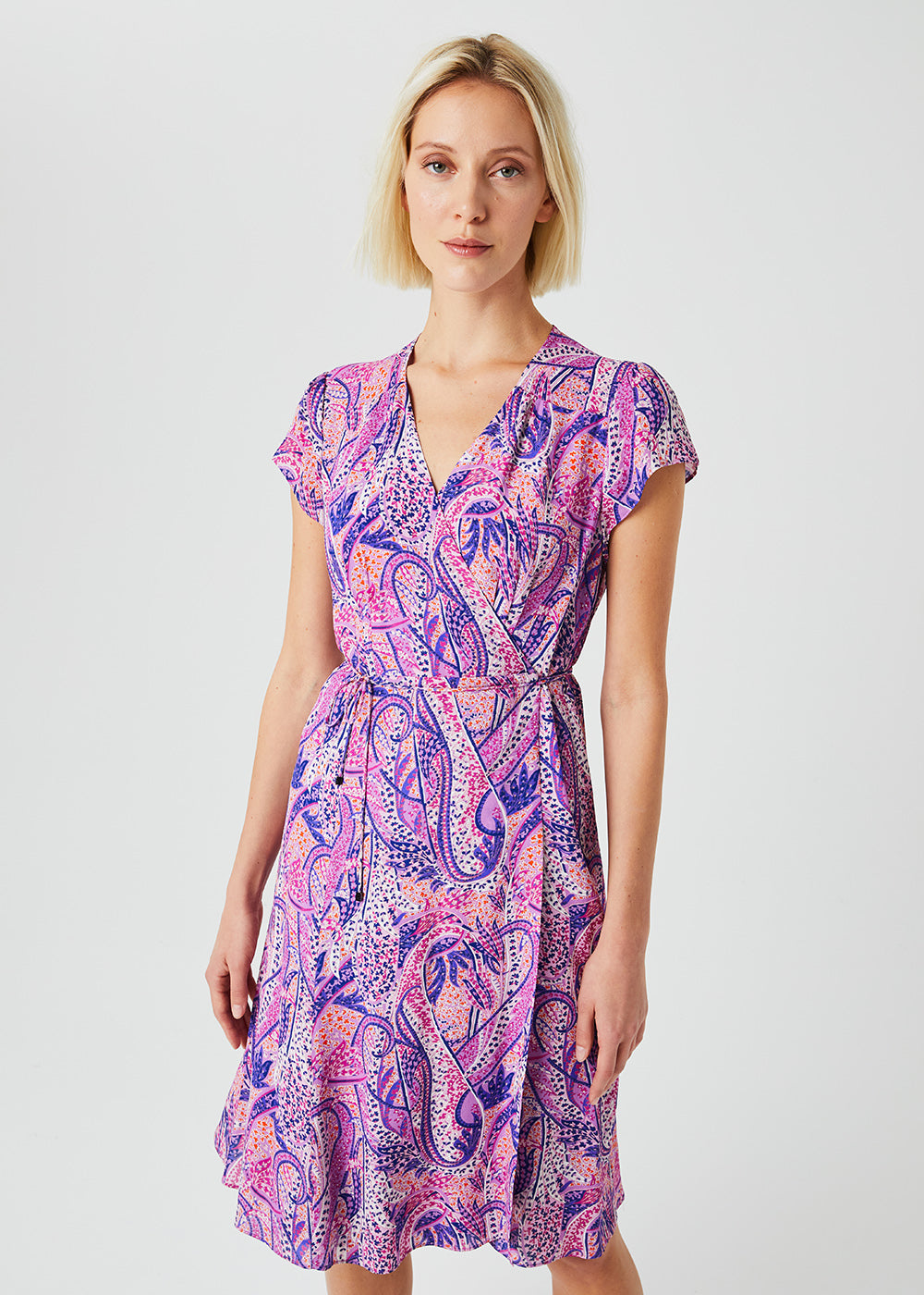 Robe portefeuille - Multicolore