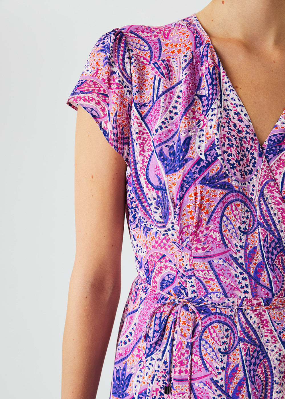 Robe portefeuille - Multicolore