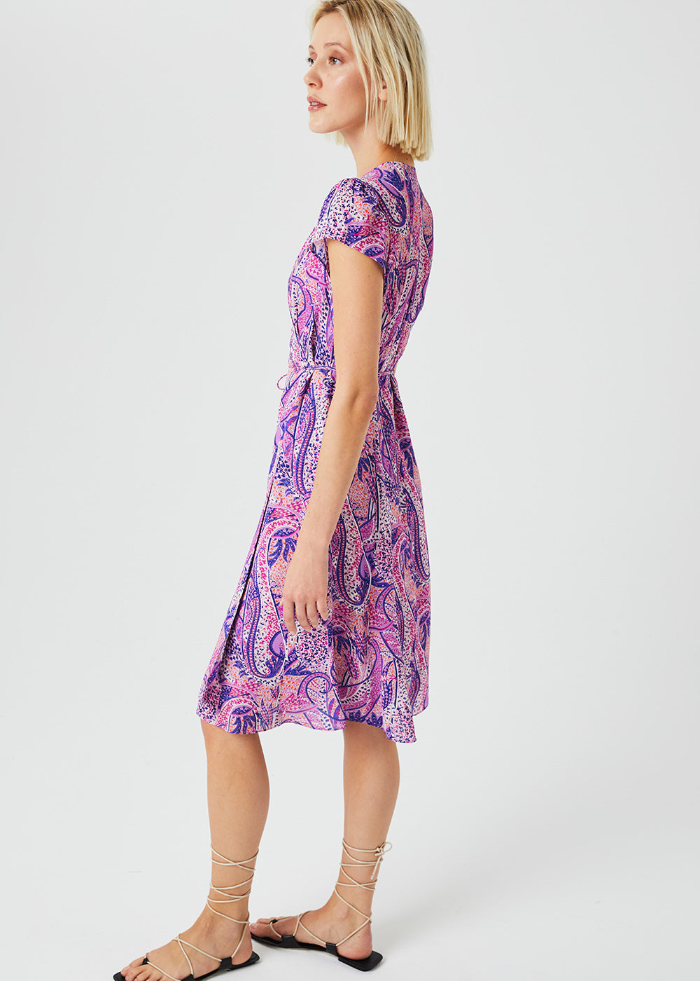 Robe portefeuille - Multicolore