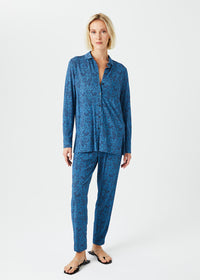 Chemise imprime cachemire - Bleu Moyen