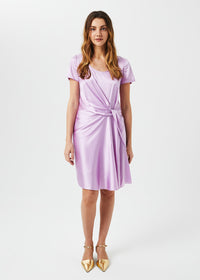 Robe drapee - Violet Pale