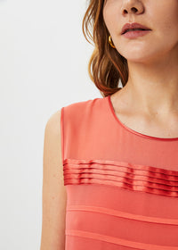 Robe sans manche - Corail