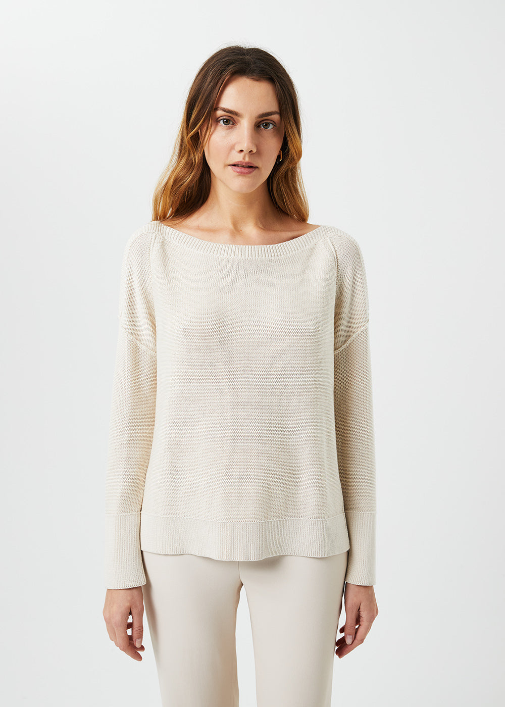 Pull col bateau - Ficelle
