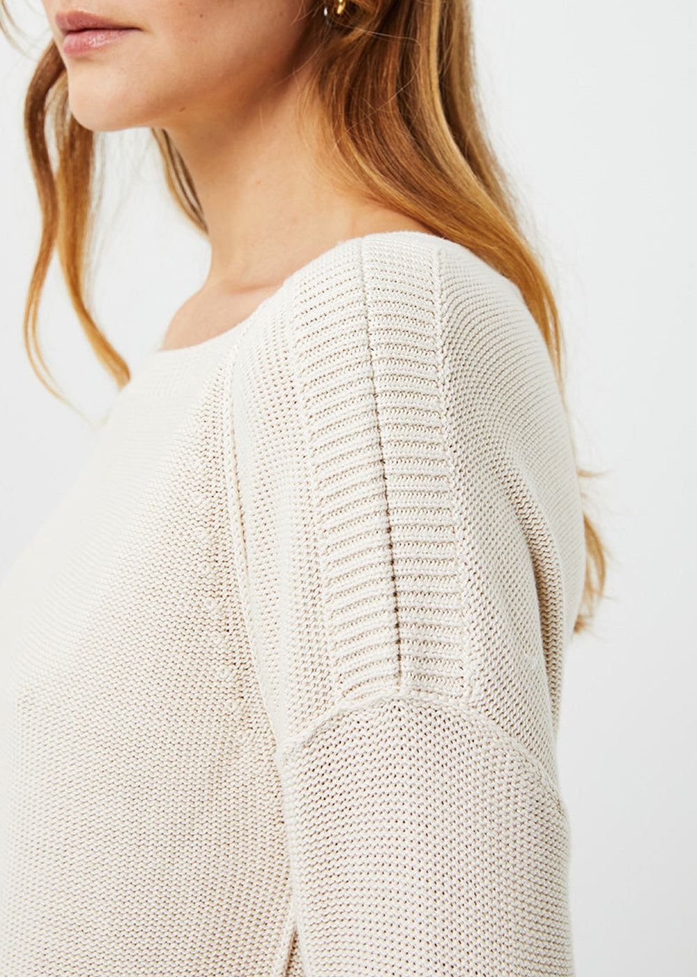 Pull col bateau en soie - Ficelle