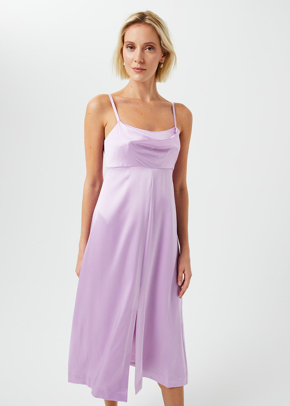 Robe a bretelles - Violet Pale