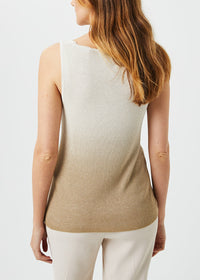 Tie-dye tank top - Beige