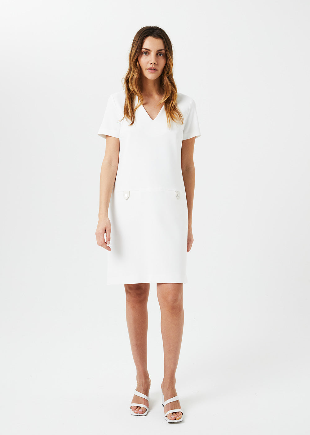 Robe a manches courte - Corail