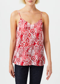 Caraco à motif jacquard - Rouge