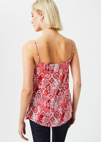 Haut fine bretelles - Rouge Moyen