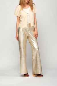 Ginger short-sleeved cardigan - Linen