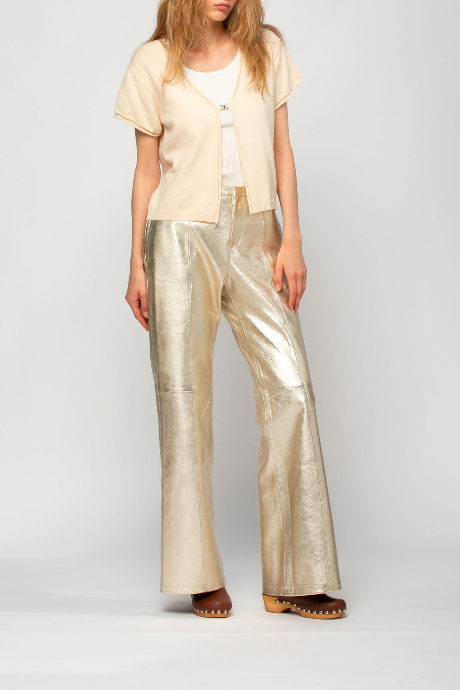 Ginger short-sleeved cardigan - Linen