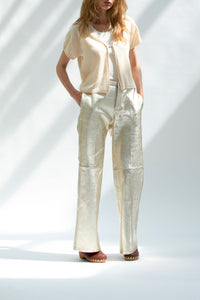 Ginger short-sleeved cardigan - Linen