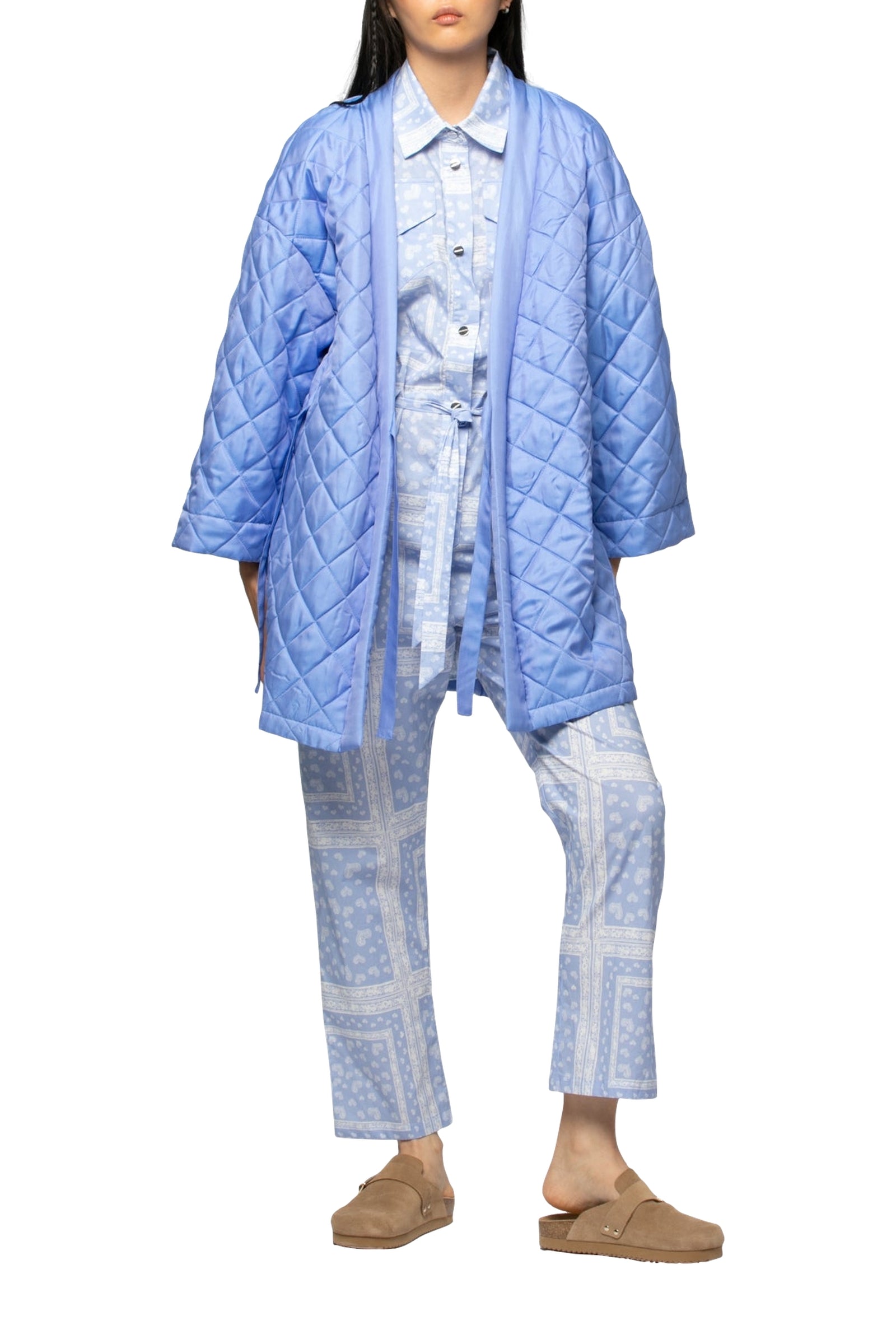 1 QTY NEW VESTE KIMONO MATELASSEE