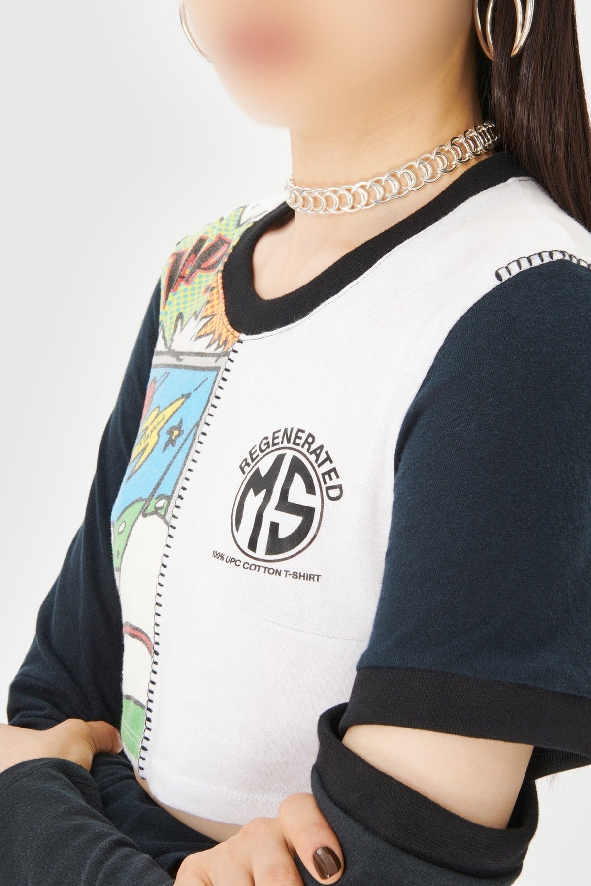T-shirt court Upcyclé - Red