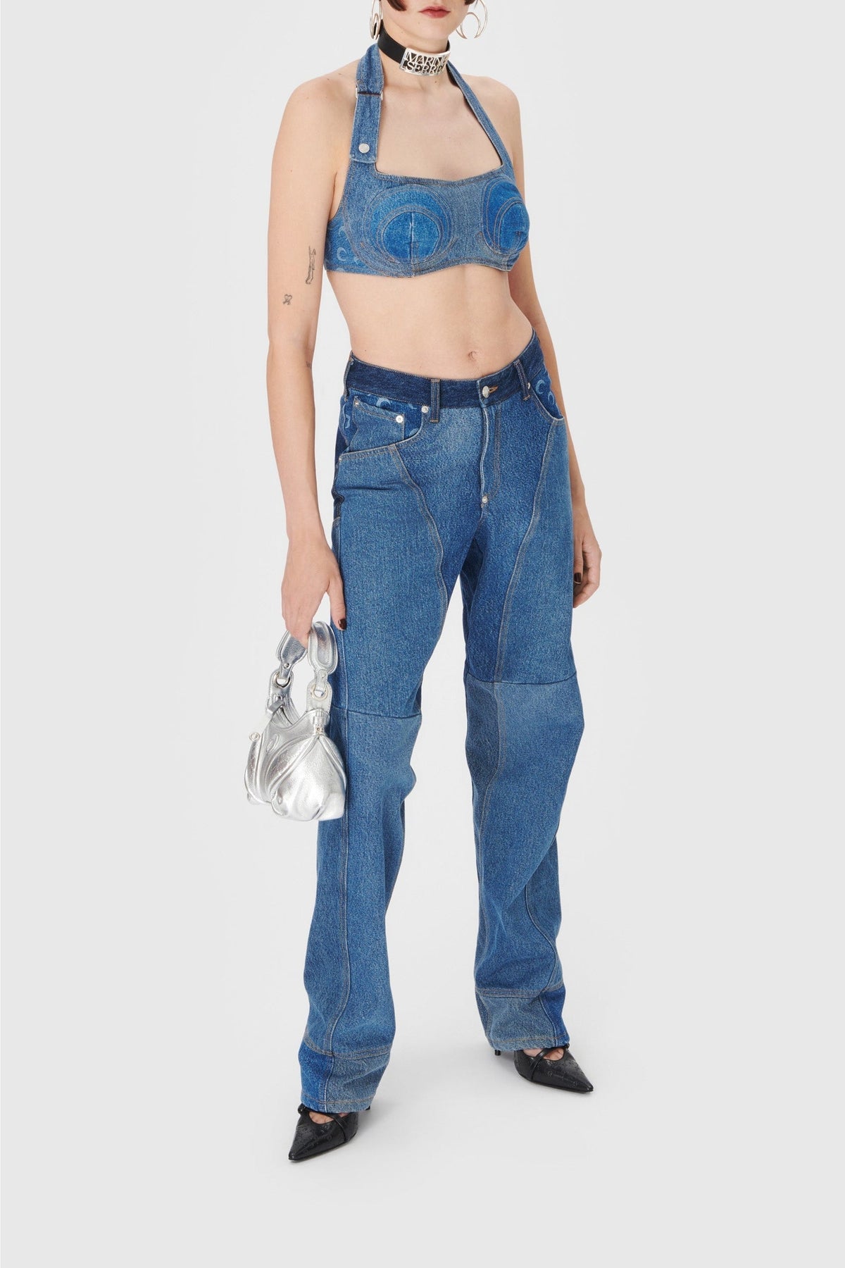 Soutien-gorge en denim - Navy