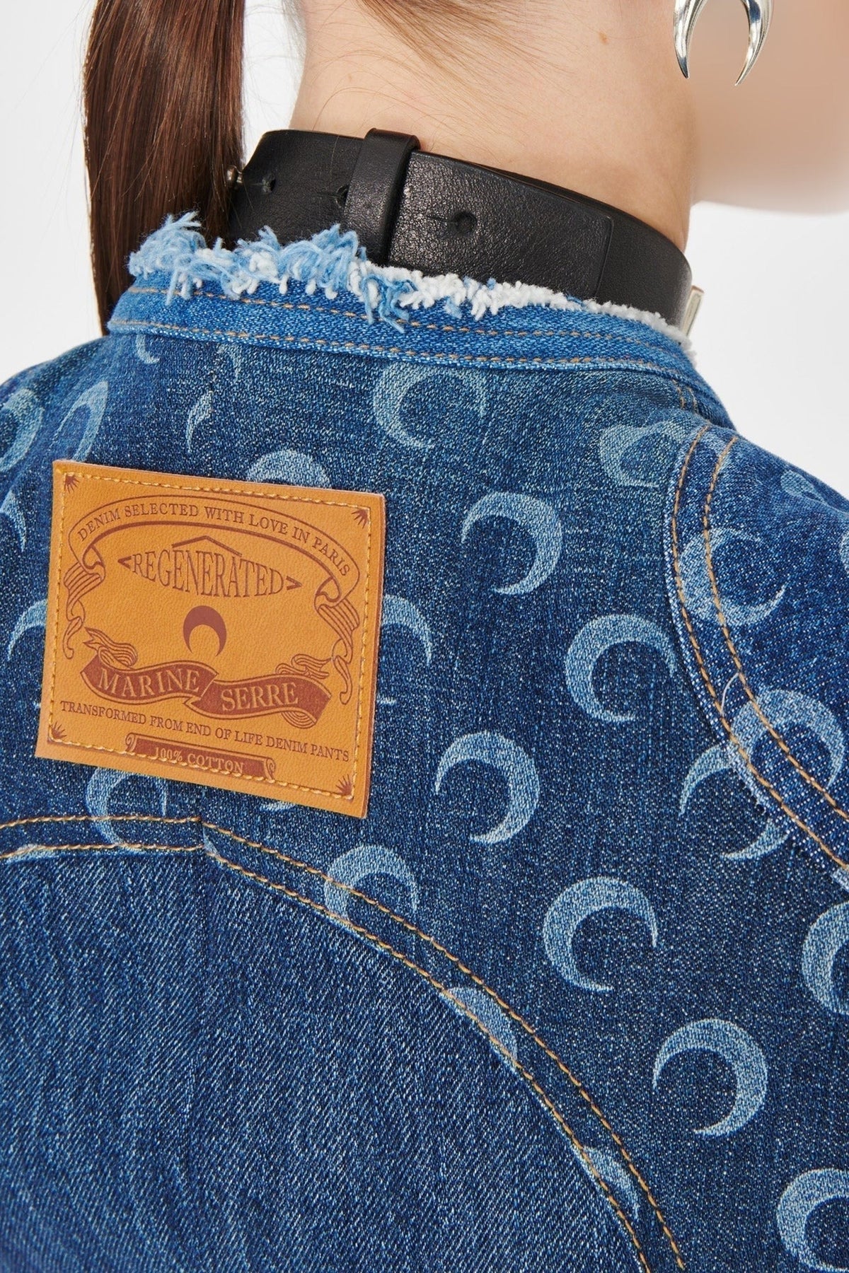 Robe longue en denim Upcylcée - Navy