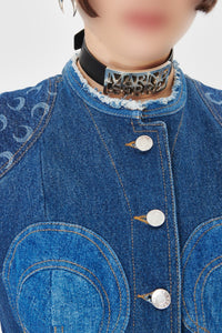 Robe longue en denim Upcylcée - Navy