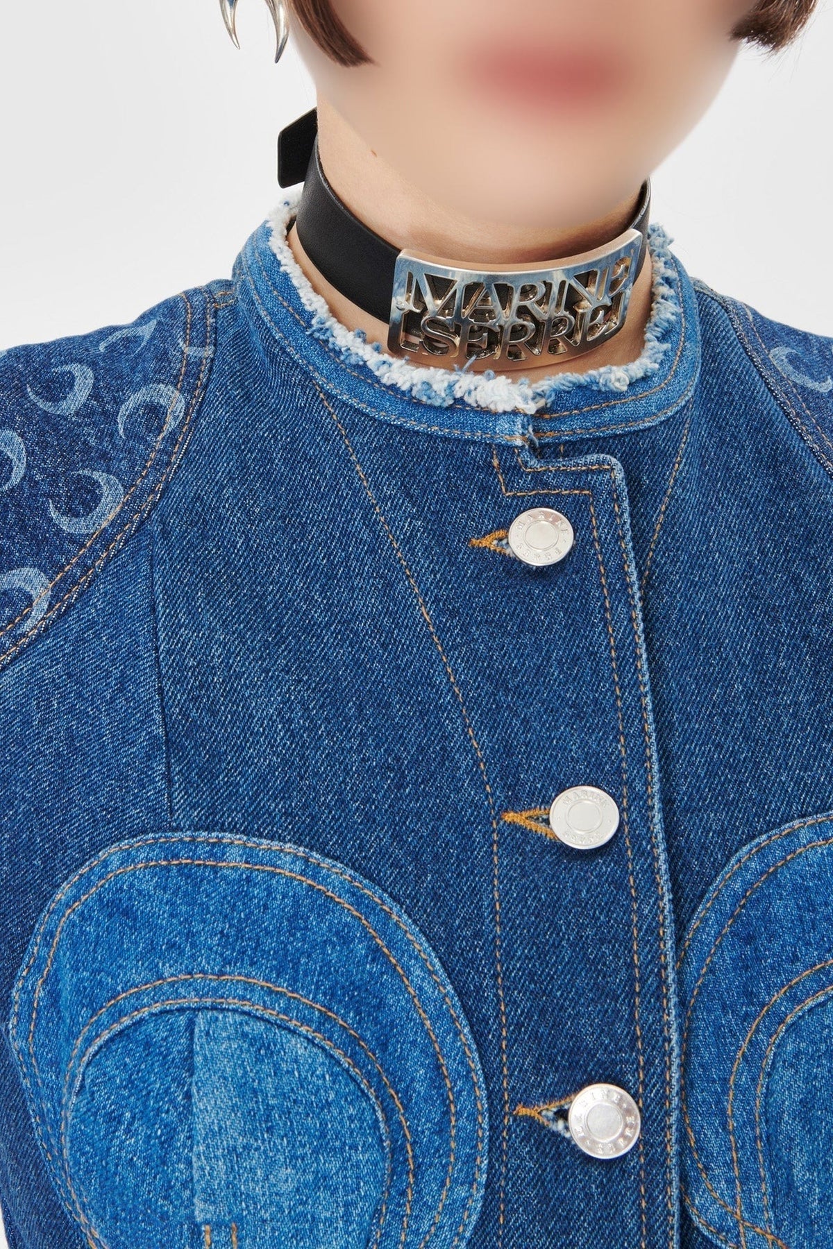 Robe longue en denim Upcylcée - Navy