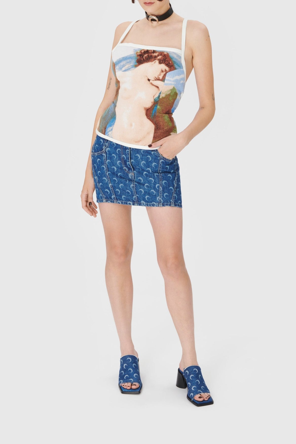 Bustier en serviettes Upcyclé - Multicolor