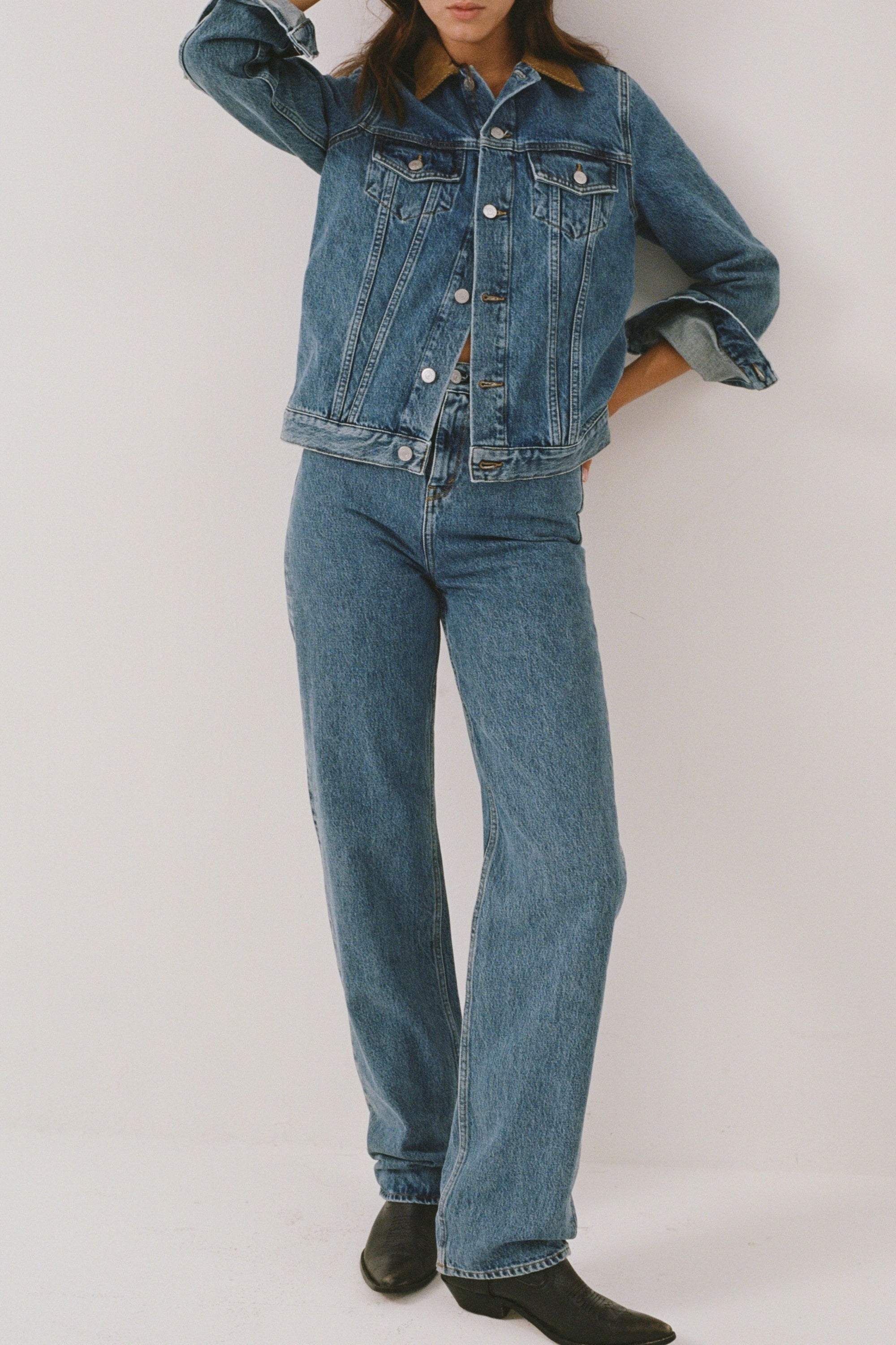 Loose Fit Denim - Medium Blue - old