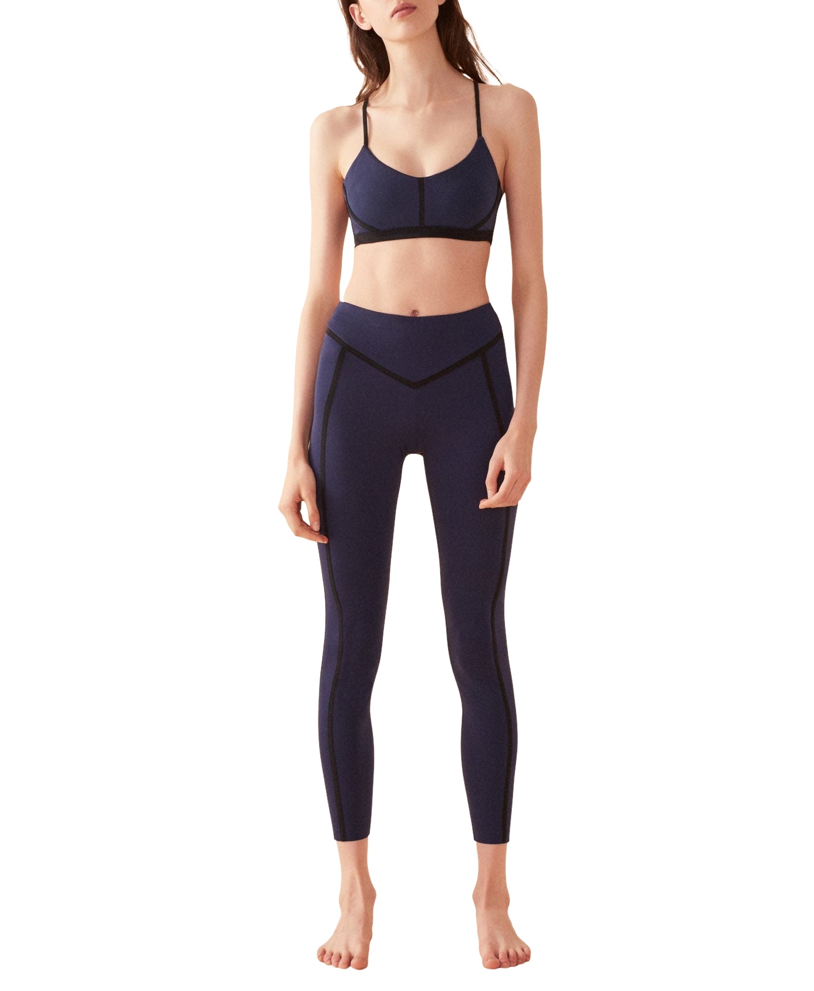 Brassière Corset - Navy & Black