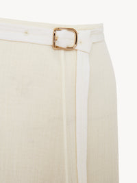 BASEPLUS_Eden White SKIRT - Eden White