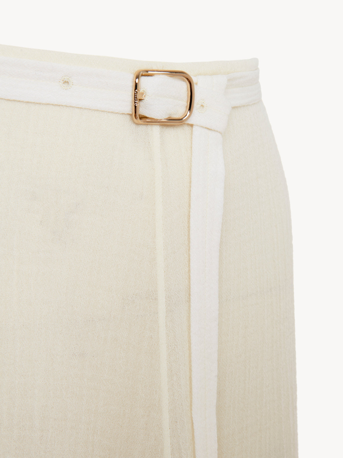 BASEPLUS_Eden White SKIRT - Eden White
