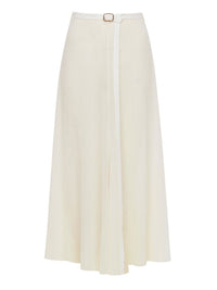 BASEPLUS_Eden White SKIRT - Eden White