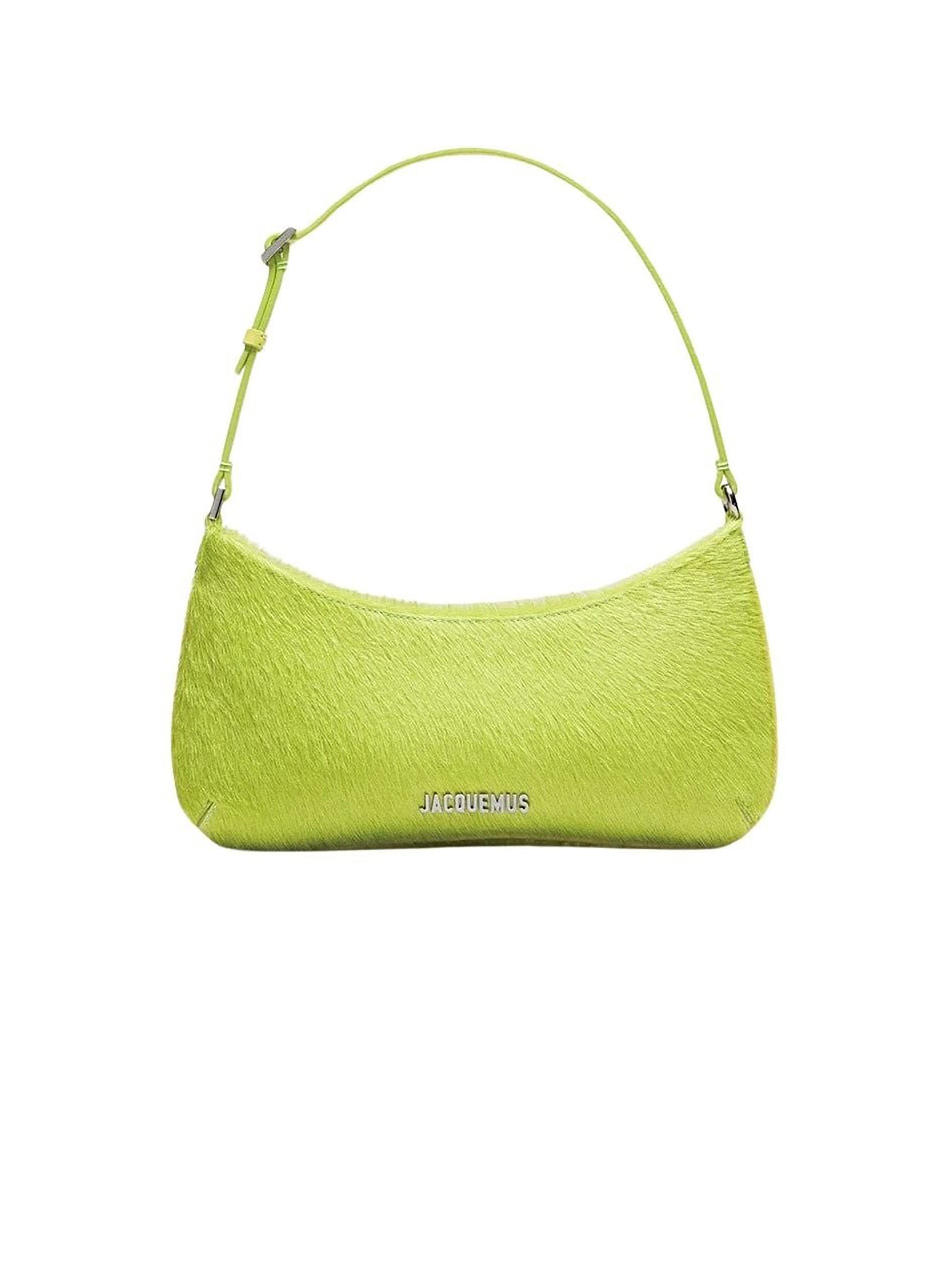 Sac Bisou en cuir - Neon Green