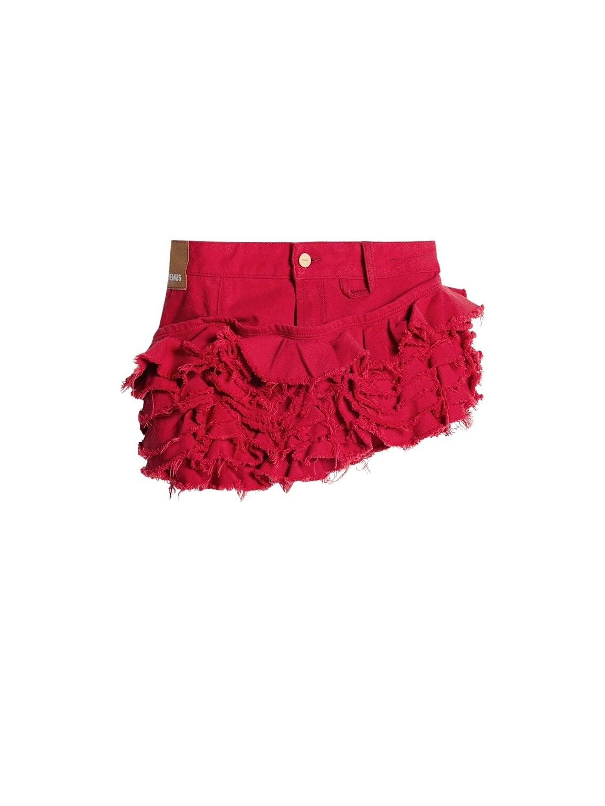 Jupe De-Nimes Artichaut - Red
