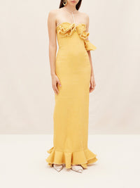 YELLOW LA ROBE ARTICHAUT