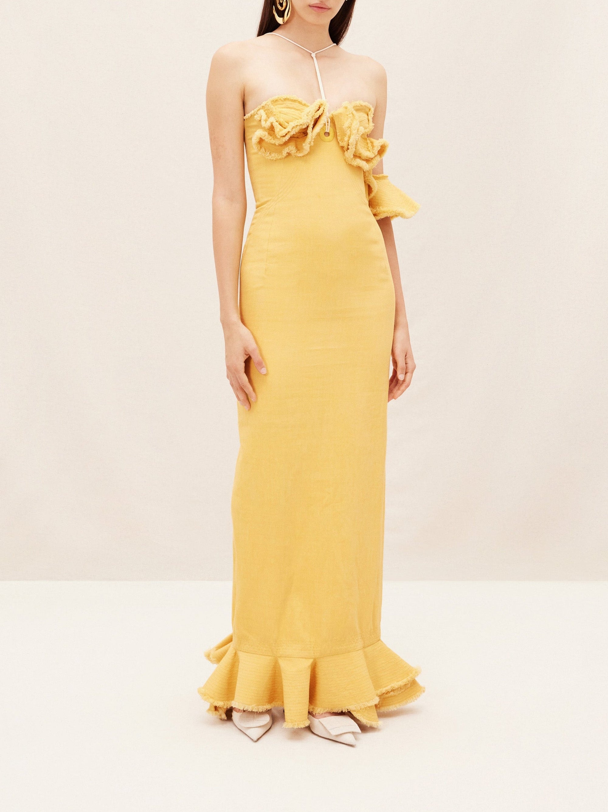 YELLOW LA ROBE ARTICHAUT
