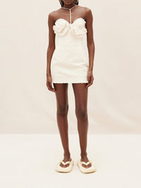 OFF-WHITE LA ROBE ARTICHAUT COURTE