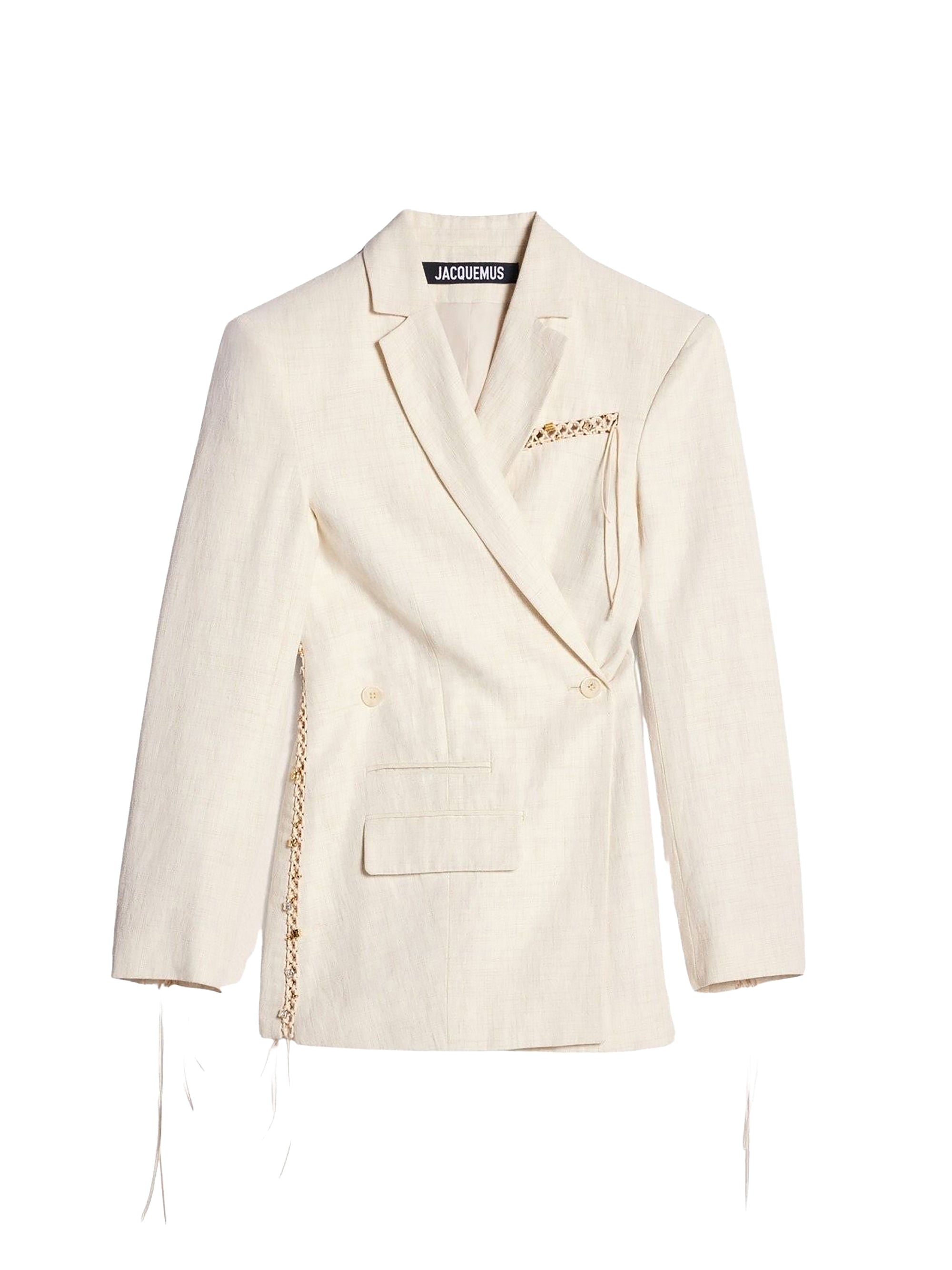Veste Tibau Brodee en lin - Off White