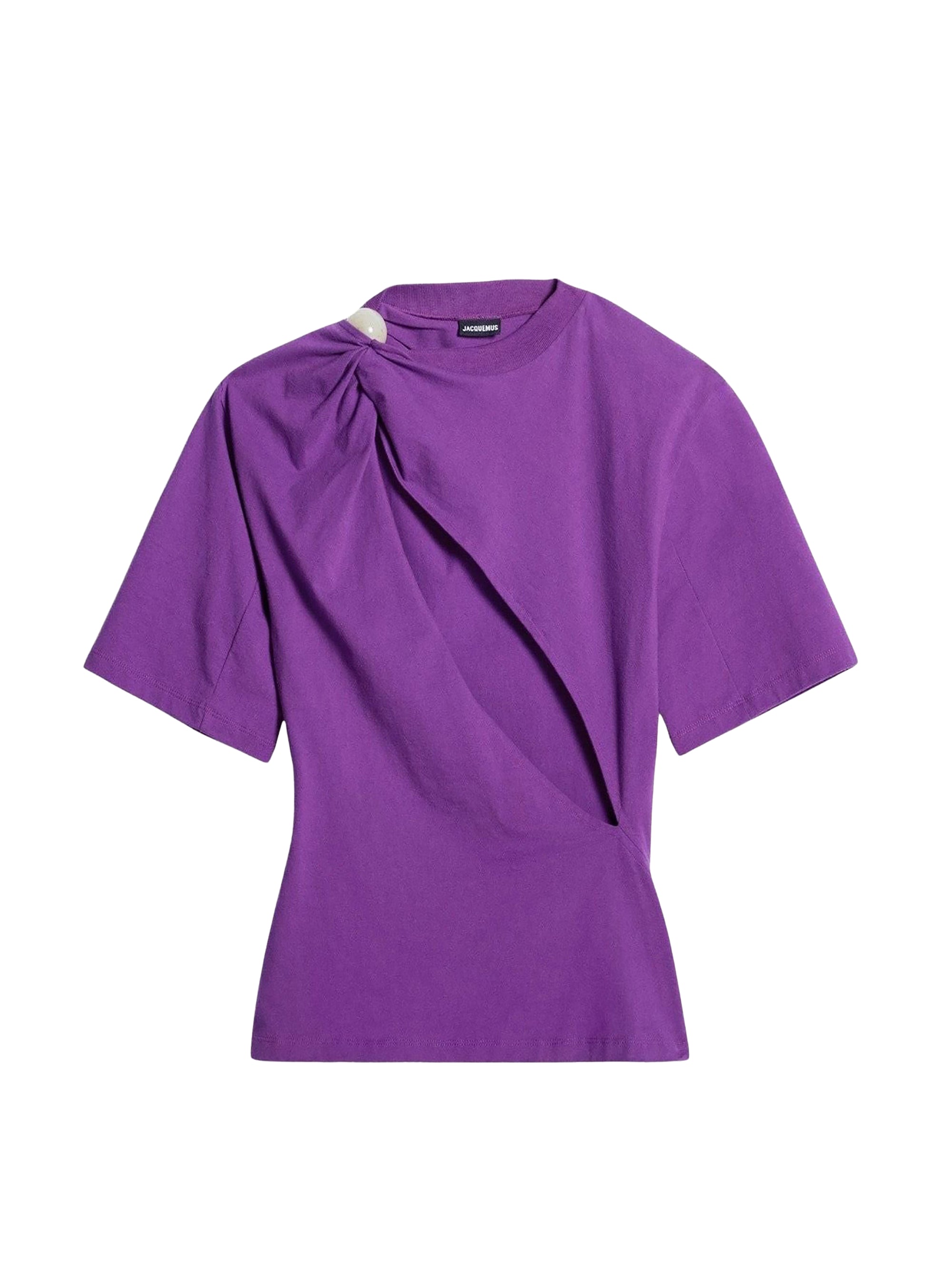 T-shirt Perola à découpe perlée - Purple