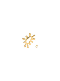 The Sol Hoop Earrings - Yellow Gold