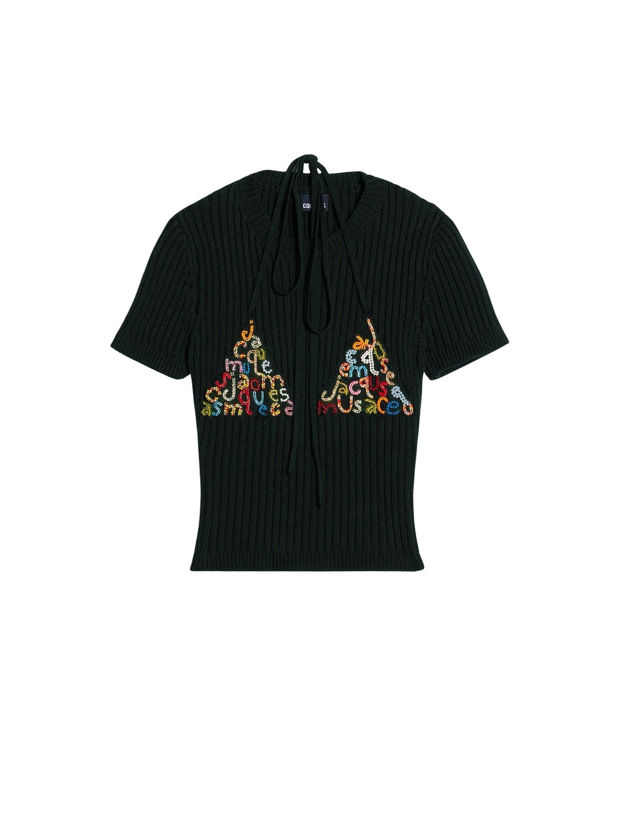 Haut en maille Bikini - Black