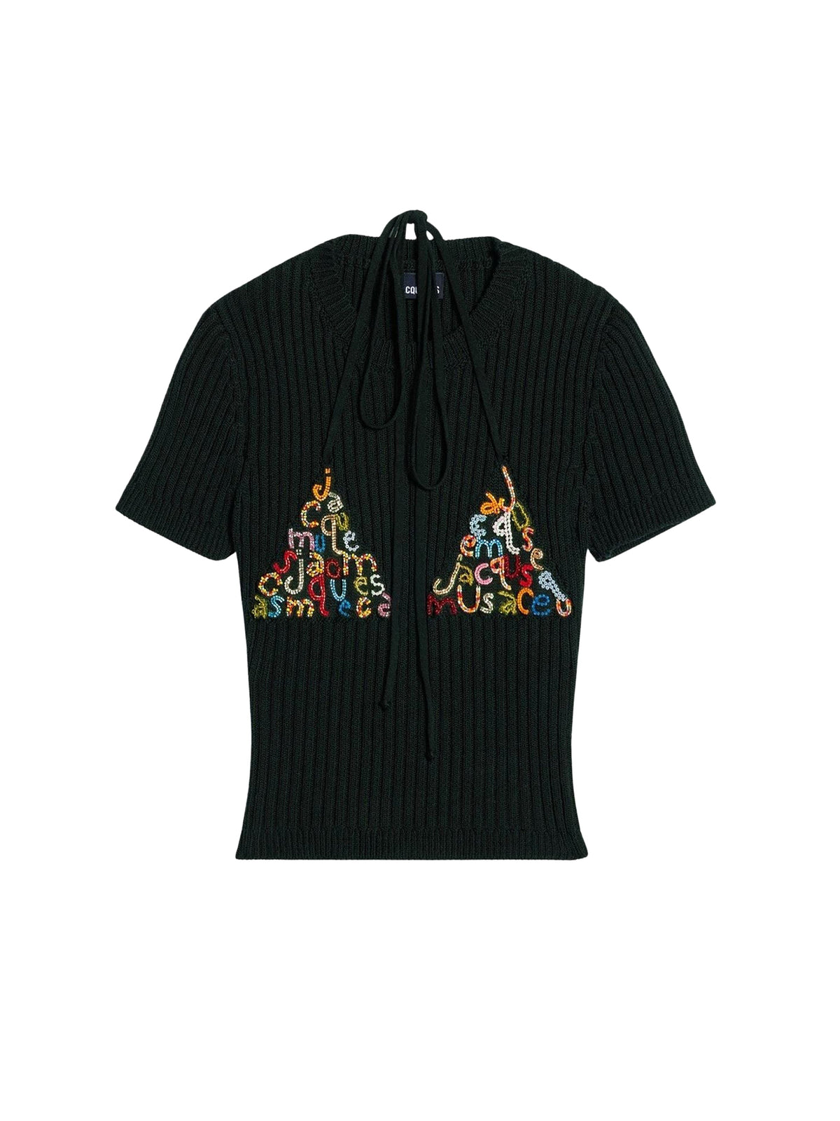 T-shirt en maille Bikini - Black