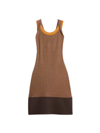 MULTI-BROWN LA ROBE MAILLE TURBI