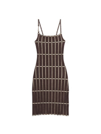 Robe Maille Malha - Brown
