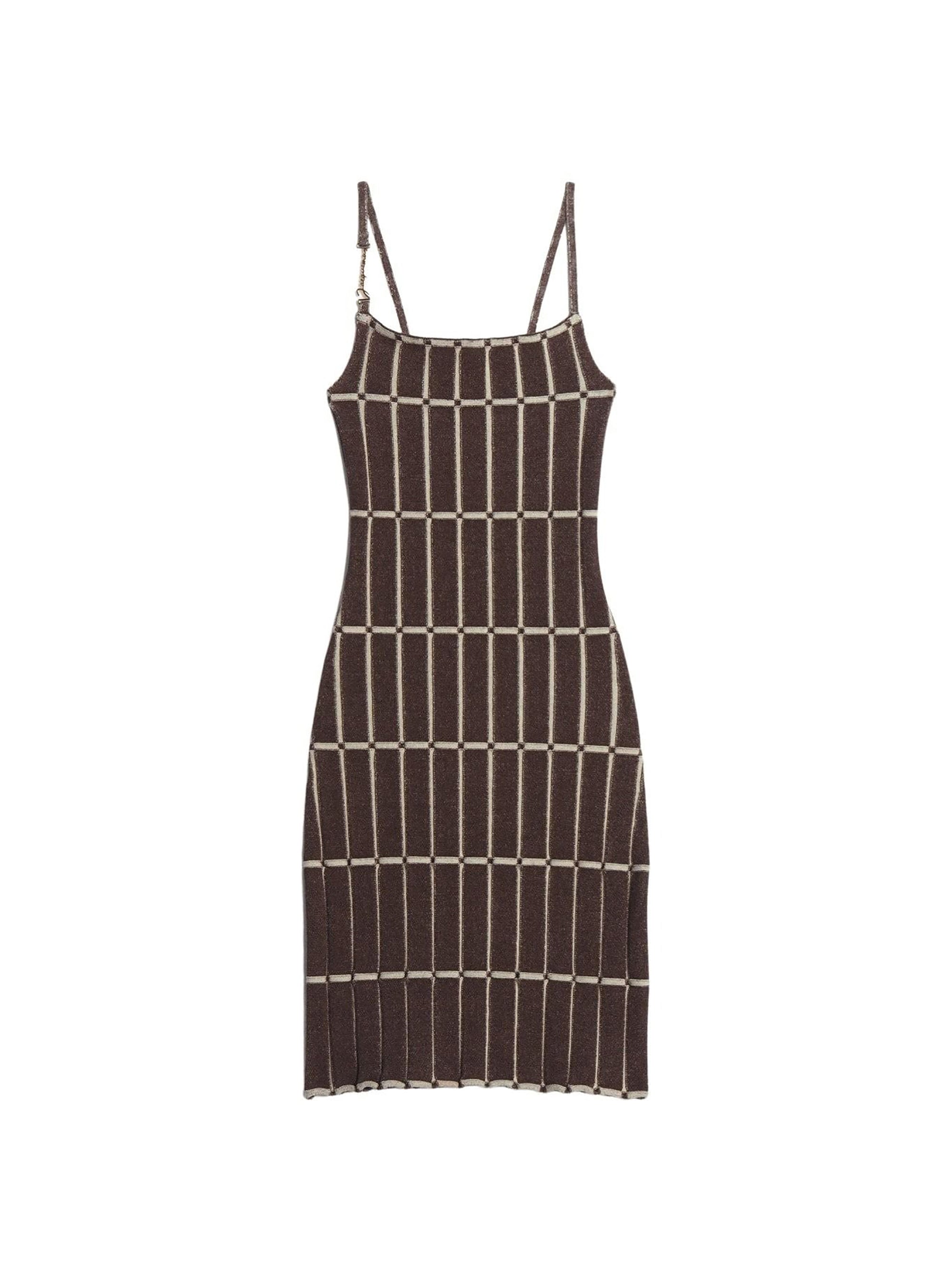 Robe Maille Malha - Brown